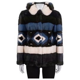 Autre Marque Nafa Mink Cropped  Jacket - Pristine IT 44 L Pre-owned Other