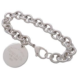 Pulsera Tiffany & Co Return to Tiffany Round Tag SV925 Silver Plata