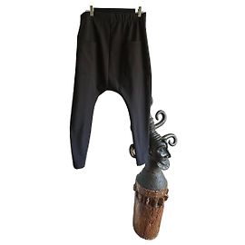 Autre Marque Women's High-Waisted Black Tapered Pants Black