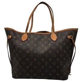 Louis Vuitton Neverfull Monogram Canvas MM Braun