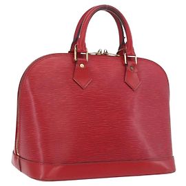 LOUIS VUITTON Sac à main Epi Alma Castilian Red M52147 LV Auth 207066 - Jerrillo Autre