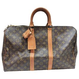 Louis Vuitton Keepall Monogram Canvas 45 Marrom