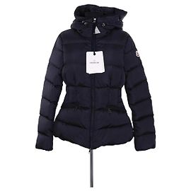 Casaco de penas Moncler azul Azul