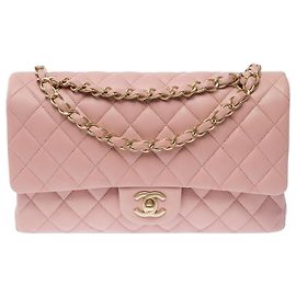 Borsa CHANEL Timeless/Classique in Pelle Rosa - 104069 Rosa