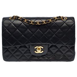 Sac CHANEL Timeless/Classique en Cuir Noir - 104059 Noir