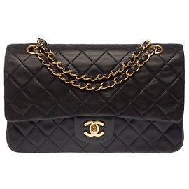 Sac CHANEL Timeless/Classique en Cuir Noir - 104067 Noir