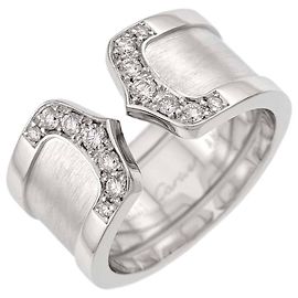 Anello Cartier C2 Large LM #52 Argento