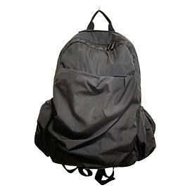 Autre Marque emmi eco Water Repellent Gathered Backpack Black