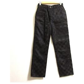 Salvatore Ferragamo Patterned Pants Brown