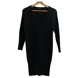 Autre Marque Abito lungo in maglia Denham Nero