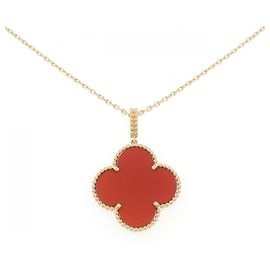 Colar Van Cleef & Arpels Magic Alhambra Au750 Vermelho
