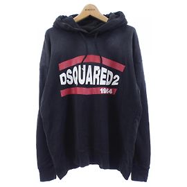 Dsquared2 Kapuzenpullover aus Baumwolle Schwarz