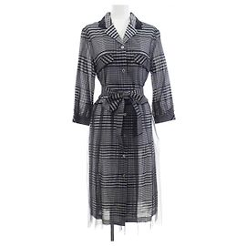 Autre Marque Vestido OLD ENGLAND Negro Blanco