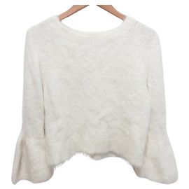 Autre Marque allureville Alpaka-Strickpullover Andere Aus weiß