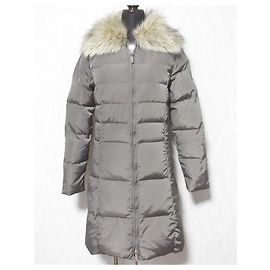 Lauren Ralph Lauren Long Down Coat Green Khaki