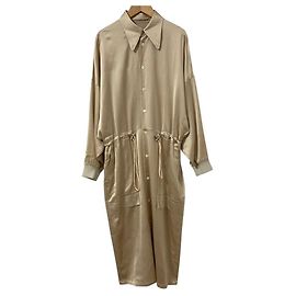 Autre Marque Ujoh Hemdenkleid mit Kordzug Beige