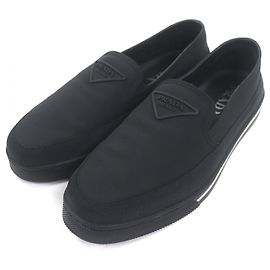 Prada Nylon Loafers Black