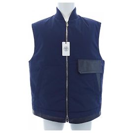 Hermès Colete de lã Hermes Azul Azul marinho