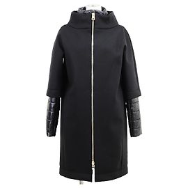 Autre Marque Herno Wool Docking Down Coat Black