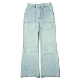 Autre Marque SUPP. no one else Calças Denim Flare de Algodão Azul