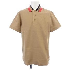 Polo Burberry de algodón Castaño