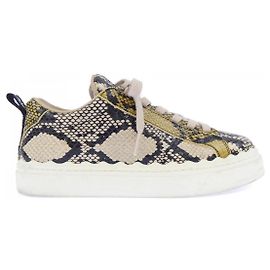 Chloé Baskets Chloe Noir Beige