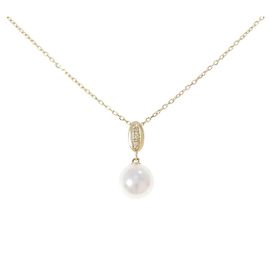 Autre Marque Collier en perles Akoya Au750 Doré