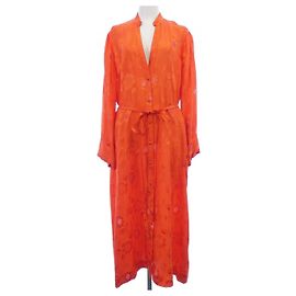 Autre Marque Vestido Baum und Pferdgarten Naranja