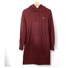 Autre Marque Vestido sudadera de algodón fleece Lacoste Castaño