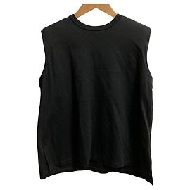 Autre Marque Col Pierrot Sleeveless Top Black