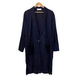 Autre Marque AP STUDIO Knit Coat Navy Blue Blue Navy blue