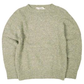 Autre Marque NOR’ EASTERLY Wollpullover Grün Khaki