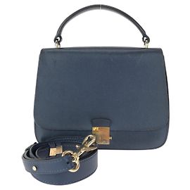 Borsa 2way in pelle Michael Kors Blu Blu navy