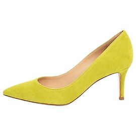 Gianvito Rossi Escarpins Gianvito 70 en daim vert - taille EU 38.5 Autre