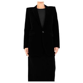 Autre Marque Giacca in velluto nero - size UK 14 Altro