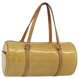 LOUIS VUITTON Monogram Vernis Bedford Hand Bag Beige M91006 LV Outro