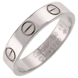 Cartier Mini Love Ring in 18K White Gold Other