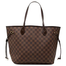 Louis Vuitton Brown Damier Ebene Neverfull MM Braun
