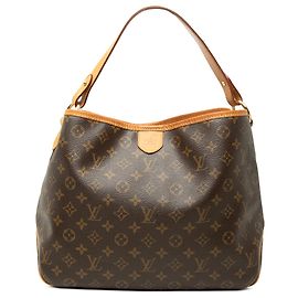 Louis Vuitton Brown Monogram Delightful MM Braun