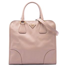 Sac Shopping Prada Pink Saffiano Lux Rose