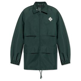 Lacoste Jacke aus Polyester in Grün mit Logo Grün