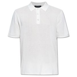 Polo Rag & Bone Harvey bianca in cotone Bianco