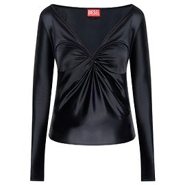 Diesel Top T-KNOT Schwarz Polyamid Schwarz