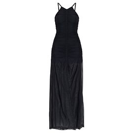 Robe longue noire D-AMAMI en nylon Diesel Noir