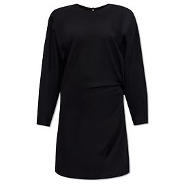 Autre Marque Vestido drapeado ‘Rosamund’ Negro