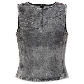 Diesel Top DE-PINAR-S Grau Baumwolle Grau