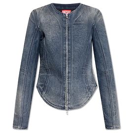 Diesel Jeansjacke blau aus Baumwolle Blau
