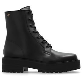 Gianvito Rossi Botines de cuero 'Turner' Negro