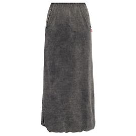 Falda de algodón gris O-TULIP Diesel Gris