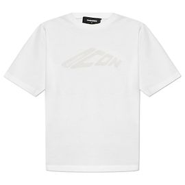 Dsquared2 T-Shirt mit Logo-Print Weiß